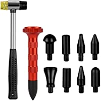 Gobesty Kit de reparación de carrocería de coche- 10 piezas sin pintura- herramientas de reparación de abolladuras…